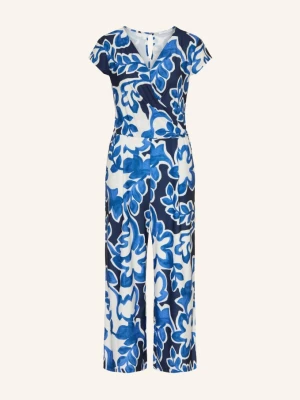 Betty&Co Kombinezon W Stylu Kopertowym blau Betty & Co beżowy