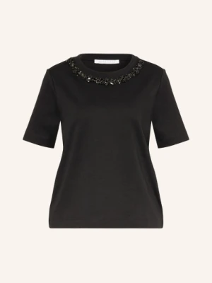 Betty&Co Koszulka Z Kamieniami Ozdobnymi schwarz