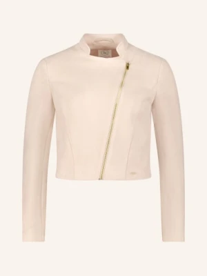 Betty&Co Krótka Kurtka Z Imitacji Skóry beige