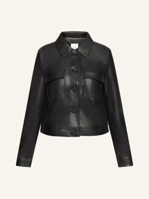 Betty&Co Kurtka Imitująca Skórę schwarz