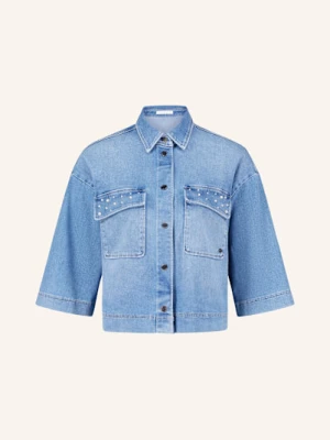 Betty&Co Kurtka Jeansowa Z Rękawami 3/4 blau