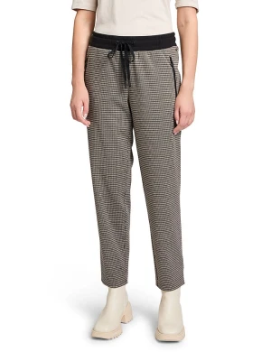 BETTY & CO Spodnie w kolorze czarno-kremowym rozmiar: 38