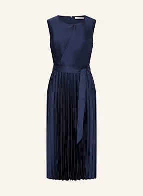 Betty&Co Sukienka Satynowa Plisowana blau