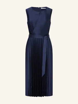 Betty&Co Sukienka Satynowa Plisowana blau Betty & Co GRANATOWY
