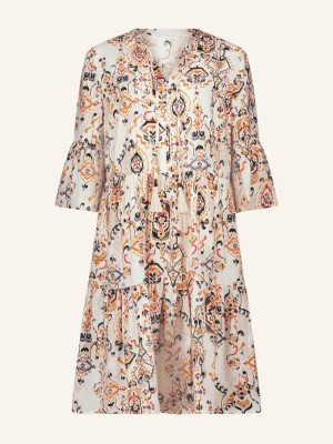 Betty&Co Sukienka Z Rękawami 3/4 beige Betty & Co