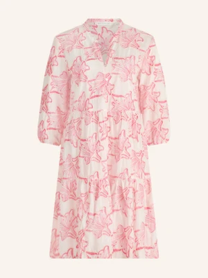 Betty&Co Sukienka Z Rękawami 3/4 pink