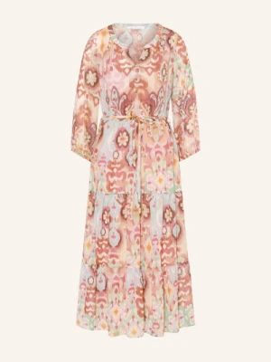 Betty&Co Sukienka Z Rękawami 3/4 pink