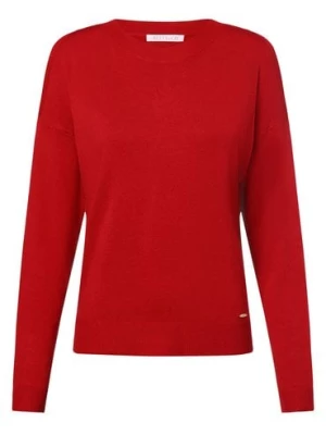 Betty & Co Sweter damski Kobiety czerwony jednolity,