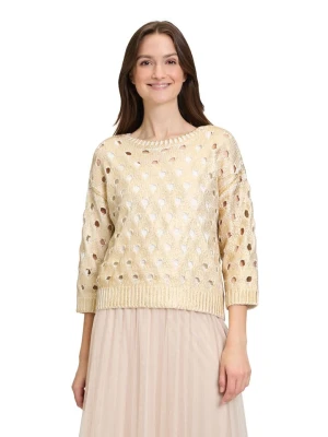 BETTY & CO Sweter w kolorze beżowym rozmiar: 42