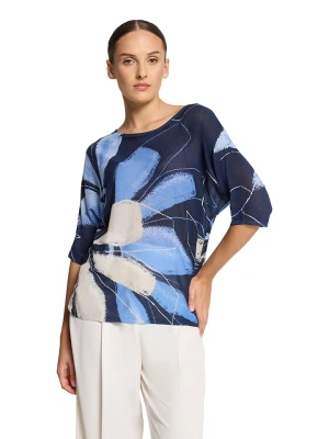 BETTY & CO Sweter w kolorze granatowo-błękitno-kremowym rozmiar: 44