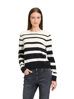 BETTY & CO Sweter w kolorze kremowo-czarnym rozmiar: 38
