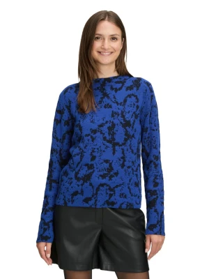 BETTY & CO Sweter w kolorze niebiesko-czarnym rozmiar: 38