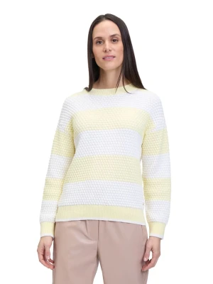 BETTY & CO Sweter w kolorze żółto-białym rozmiar: 36