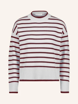 Betty&Co Sweter Z Dzianiny W Paski beige Betty & Co