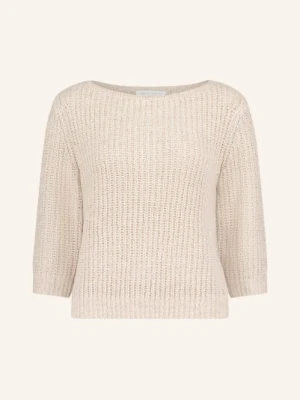 Betty&Co Sweter Z Rękawami 3/4 beige