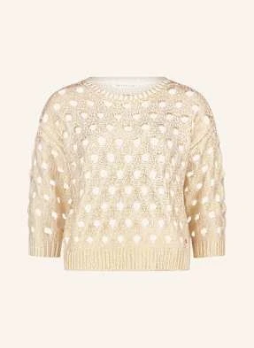 Betty&Co Sweter Z Rękawem 3/4 gold