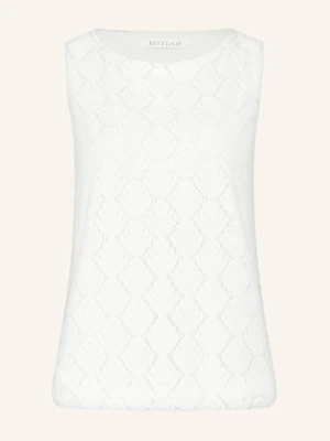 Betty&Co Top Z Koronki weiss