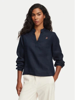 Beverly Hills Polo Club Bluzka P-SS26W-OLYMPIA Granatowy Regular Fit
