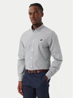 Beverly Hills Polo Club Koszula P-SS26M-BRASS Granatowy Regular Fit