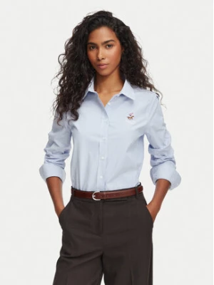 Beverly Hills Polo Club Koszula P-SS26W-SH000536 Niebieski Regular Fit