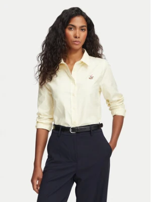 Beverly Hills Polo Club Koszula P-SS26W-SH6600 Żółty Regular Fit