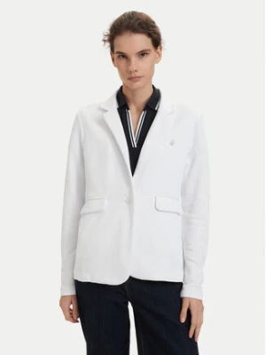 Beverly Hills Polo Club Marynarka P-SS26W-F6547 Biały Regular Fit