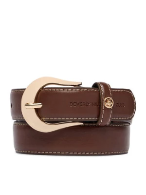 Beverly Hills Polo Club Pasek CEO-BHPC-W2-001-SS26 Brązowy