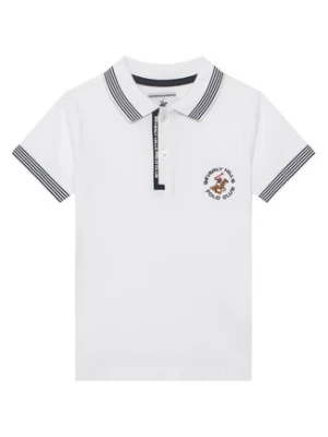 Beverly Hills Polo Club Polo P-SS26B-P424108 Biały Regular Fit