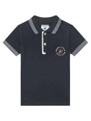 Beverly Hills Polo Club Polo P-SS26B-P424108 Granatowy Regular Fit