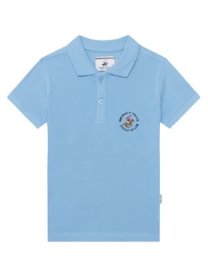 Beverly Hills Polo Club Polo P-SS26B-P42560 Niebieski Regular Fit