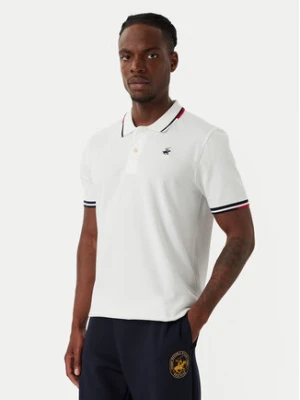 Beverly Hills Polo Club Polo P-SS26M-P2525 Biały Regular Fit