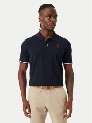Beverly Hills Polo Club Polo P-SS26M-P2525 Granatowy Regular Fit