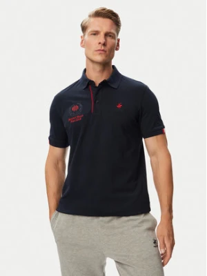 Beverly Hills Polo Club Polo P-SS26M-P2770 Granatowy Regular Fit