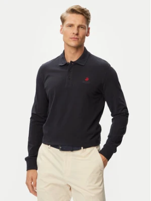 Beverly Hills Polo Club Polo P-SS26M-P424125 Granatowy Regular Fit