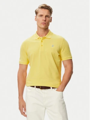 Beverly Hills Polo Club Polo P-SS26M-P42560_BBU Żółty Regular Fit