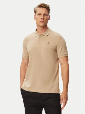 Beverly Hills Polo Club Polo P-SS26M-P42560 Beżowy Regular Fit
