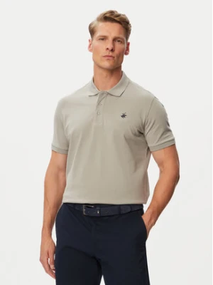Beverly Hills Polo Club Polo P-SS26M-P42560 Szary Regular Fit