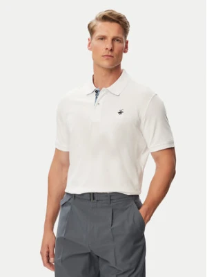 Beverly Hills Polo Club Polo P-SS26M-P450106 Biały Regular Fit