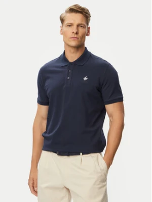 Beverly Hills Polo Club Polo P-SS26M-P450124 Granatowy Regular Fit