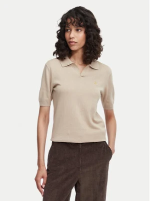Beverly Hills Polo Club Polo P-SS26W-M550273 Beżowy Regular Fit