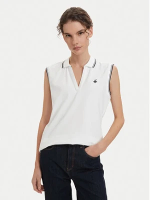 Beverly Hills Polo Club Polo P-SS26W-P0022 Biały Regular Fit