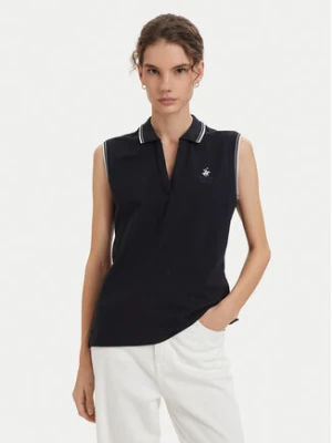 Beverly Hills Polo Club Polo P-SS26W-P0022 Granatowy Regular Fit