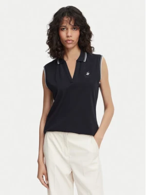 Beverly Hills Polo Club Polo P-SS26W-P0022 Granatowy Regular Fit