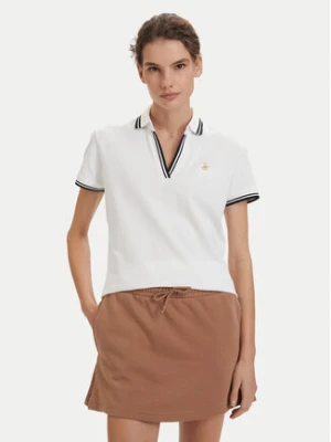 Beverly Hills Polo Club Polo P-SS26W-P0300 Biały Regular Fit