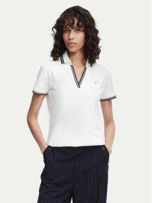 Beverly Hills Polo Club Polo P-SS26W-P0300 Biały Regular Fit