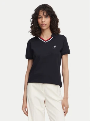 Beverly Hills Polo Club Polo P-SS26W-P2217 Granatowy Regular Fit