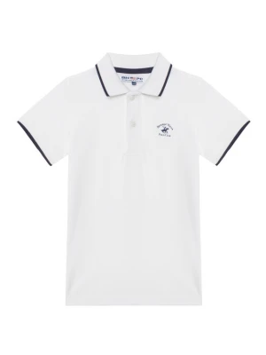 Beverly Hills Polo Club Polo W126-BHBPO-1053 Biały Regular Fit