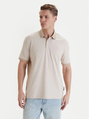 Beverly Hills Polo Club Polo W126-BHMPO-1028-39M Beżowy Regular Fit