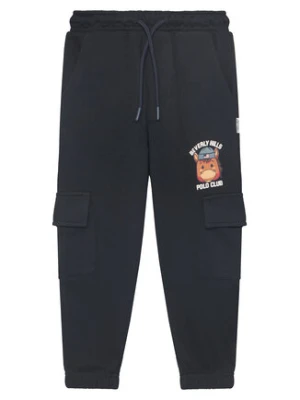 Beverly Hills Polo Club Spodnie dresowe P-SS26B-TF0136 Granatowy Regular Fit
