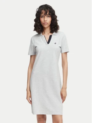 Beverly Hills Polo Club Sukienka codzienna P-SS26W-ABP526591-0461 Szary Regular Fit